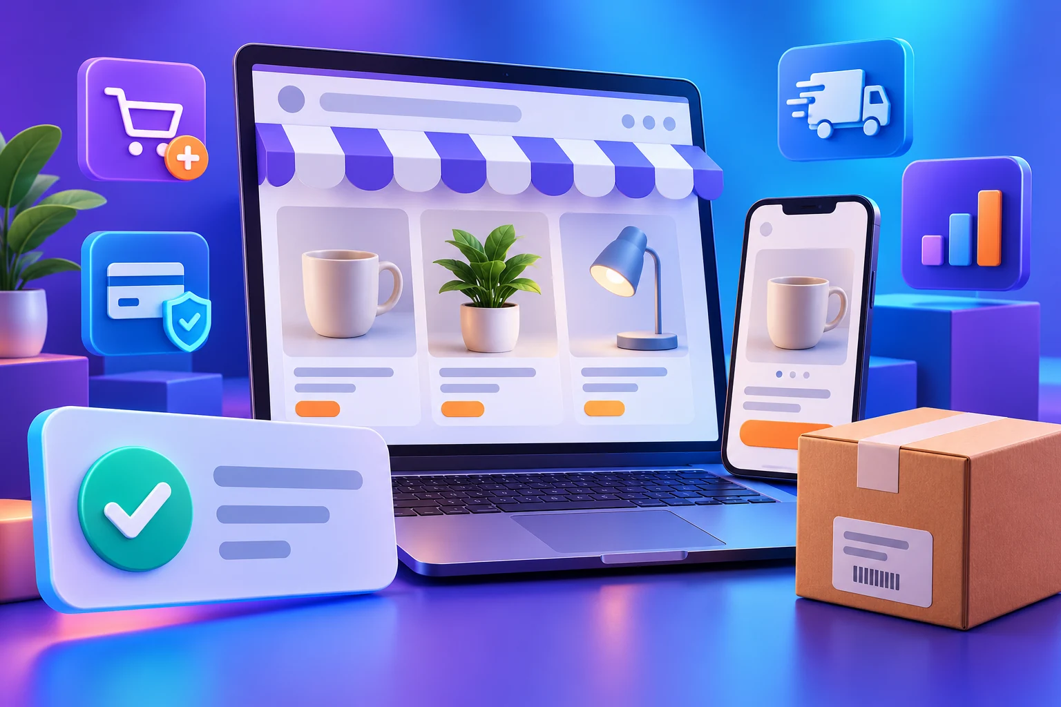 6. Launching an online store and preparing it to sell